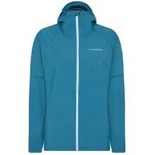 La Sportiva Trail-Laufjacke Run (leicht, wasserabweisend, maximale Bewegungsfreiheit) blau Damen