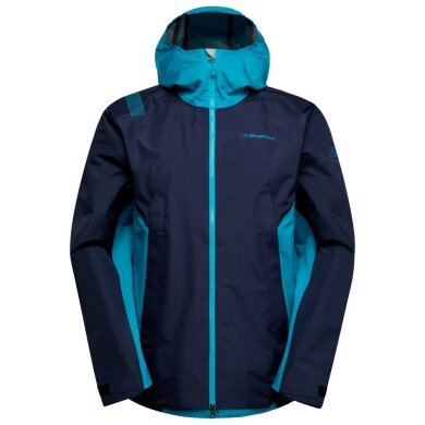 La Sportiva Softshelljacke Discover Shell (winddicht, wasserdicht) dunkelblau Herren