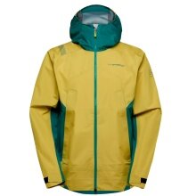 La Sportiva Softshelljacke Discover Shell (winddicht, wasserdicht) gelb/everglade Herren