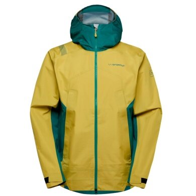 La Sportiva Softshelljacke Discover Shell (winddicht, wasserdicht) gelb/everglade Herren