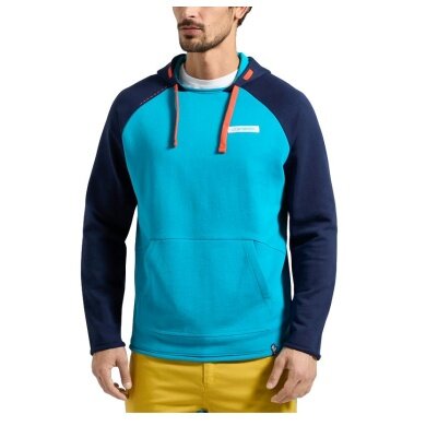 La Sportiva Kapuzenpullover Telendos Hoody (Baumwolle) tropicblau/deepblau Herren