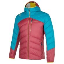 La Sportiva Winter-Daunenjacke Deimos rot/hellblau Herren