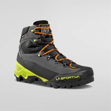 La Sportiva Wanderschuhe Aequilibrium LT GTX (Exkursions-Bergwandern, Nubukleder, wasserdicht) carbongrau/lime Herren