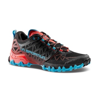 La Sportiva Trail-Laufschuhe Bushido II GTX (wasserdicht) schwarz/rot/blau Damen