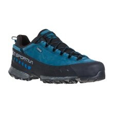 La Sportiva Wanderschuhe TX 5 Low GTX (Nubuckleder, Zustieg, wasserdicht) blau/carbon Herren