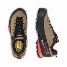 La Sportiva Wanderschuhe TX 5 Low GTX (Nubuckleder, Zustieg, wasserdicht) braun/hibiscus Damen