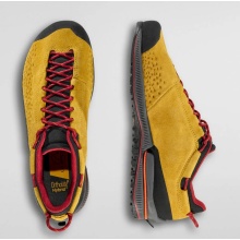 La Sportiva Wanderschuhe TX 2 Evo Leather (Zustieg, Veloursleder) savanagelb/sangria Herren