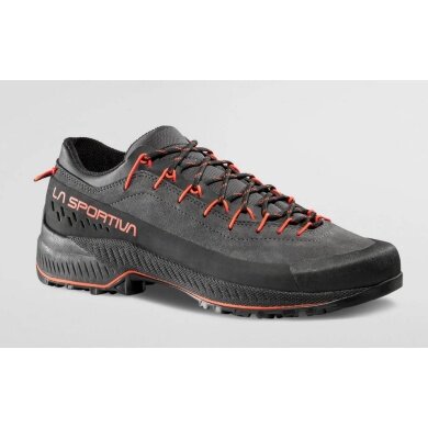 La Sportiva Wanderschuhe TX 4 Evo (Zustieg, Wildleder) carbongrau/rot Herren