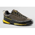 La Sportiva Wanderschuhe TX 5 Low GTX (Nubuckleder, Zustieg, wasserdicht) carbongrau/gelb Herren