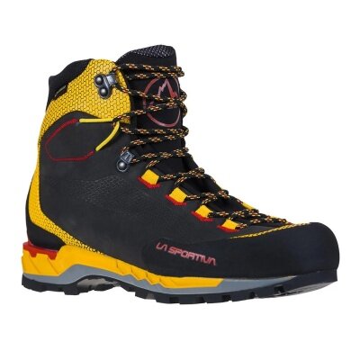 La Sportiva Trekking-Wanderschuhe Trango Tech Leather GTX (Nubukeder, wasserdicht) schwarz/gelb Herren