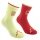 La Sportiva Trekkingsocke For Your Mountain (schnelltrocknend, maximale Polsterung) gelb/rot - 1 Paar