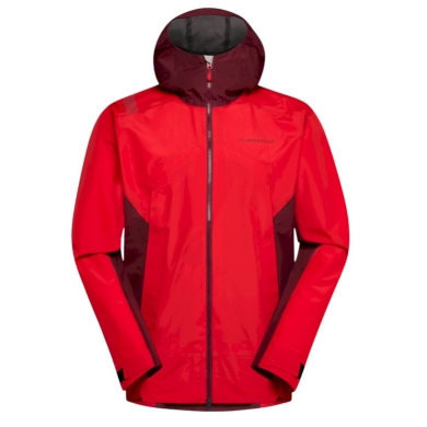 La Sportiva Softshelljacke Discover Shell (winddicht, wasserdicht) rot Herren