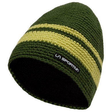 La Sportiva Strickmütze (Beanie) Zephir dunkelgrün/gelb