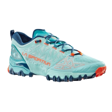 La Sportiva Trail-Laufschuhe Bushido II lagoonblau/rot Damen