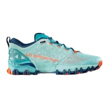 La Sportiva Trail-Laufschuhe Bushido II lagoonblau/rot Damen