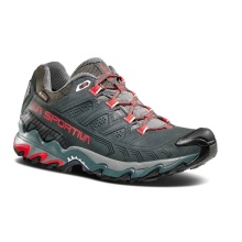 La Sportiva Trail-Wanderschuhe Ultra Raptor II Leather GTX (Nubukleder, wasserdicht) charcoalgrau Damen