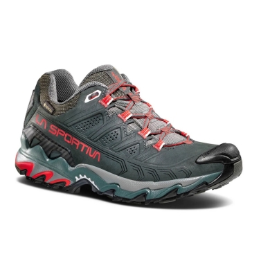 La Sportiva Trail-Wanderschuhe Ultra Raptor II Leather GTX (Nubukleder, wasserdicht) charcoalgrau Damen