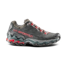 La Sportiva Trail-Wanderschuhe Ultra Raptor II Leather GTX (Nubukleder, wasserdicht) charcoalgrau Damen