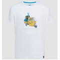 La Sportiva Wander-/Freizeit Tshirt Ape (Baumwolle, leicht) weiss Herren