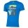 La Sportiva Wander-/Freizeit Tshirt Lakeview (Baumwolle) elektrikblau Herren