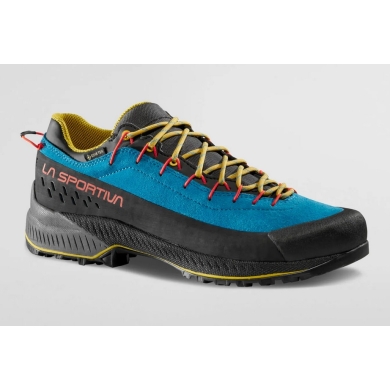 La Sportiva Wanderschuhe TX 4 Evo GTX (Zustieg, Wildleder, wasserdicht) tropicblau/gelb Herren