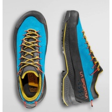 La Sportiva Wanderschuhe TX 4 Evo GTX (Zustieg, Wildleder, wasserdicht) tropicblau/gelb Herren