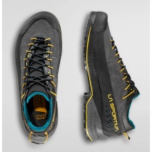 La Sportiva Wanderschuhe TX 4 Evo GTX (Zustieg, Wildleder, wasserdicht) carbongrau/gelb Herren