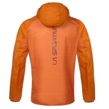 La Sportiva Trail-Laufjacke Vento Windbreaker (leicht, winddicht, hohe Atmungsaktivität) orange Herren