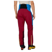 La Sportiva Alpin-Hardshellhose Supercouloir GTX Pro Pant (wasserdicht) lang blau/sangriarot Herren