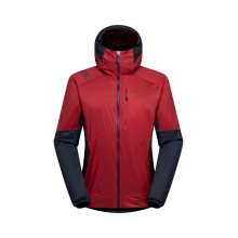 La Sportiva Wanderjacke Across Lite (Isolationsjacke, winddicht, atmungsaktiv) rot/skyblau Herren