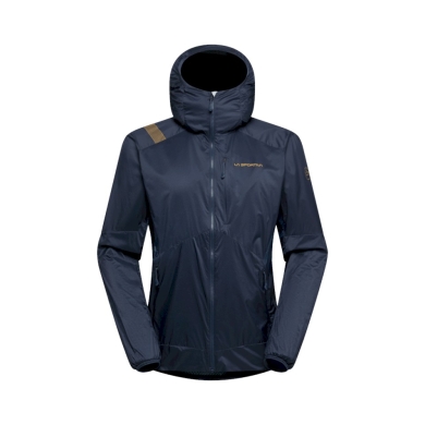 La Sportiva Wanderjacke Across Lite (Isolationsjacke, winddicht, atmungsaktiv) nachtblau/savana Herren