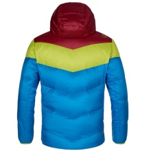 La Sportiva Winterjacke Nature Down (Primaloft Isolierung) blau/lime/burgund Herren