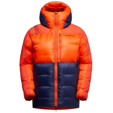 La Sportiva Alpin-Winterjacke Olympus Tech Down Parka (Bergsteigen, Wärmeisolierung) cherryrot/deepblau Herren