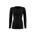 Lenz Funktionsunterwäsche Langarmshirt Merino 6.0 Rundhals schwarz Damen