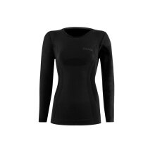 Lenz Funktionsunterwäsche Langarmshirt Merino 6.0 Rundhals schwarz Damen