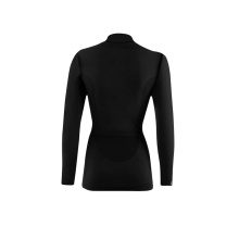 Lenz Funktionsunterwäsche Langarmshirt Merino 6.0 Stehkragen schwarz Damen