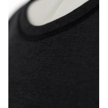 Lenz Funktionsunterwäsche Tshirt Merino 6.0 Rundhals schwarz Damen