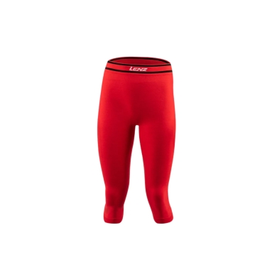 Lenz Funktionsunterwäsche 3/4 Hose Merino 6.0 rot Damen