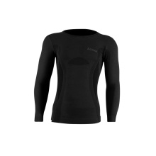 Lenz Funktionsunterwäsche Langarmshirt Merino 6.0 Rundhals schwarz Herren