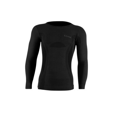 Lenz Funktionsunterwäsche Langarmshirt Merino 6.0 Rundhals schwarz Herren