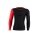 Lenz Funktionsunterwäsche Langarmshirt Merino 6.0 Rundhals schwarz/rot Herren