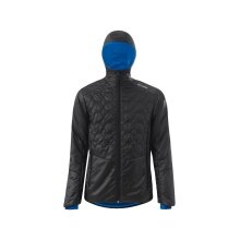 Löffler Isolationsjacke Iso Hooded Bruce CF PL100 (PrimaLoft Wärmeisolierung, winddicht) schwarz Herren