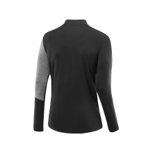 Löffler Langarmshirt Block Transtex Merino Midlayer (Half-Zip, wärmeisolierung) schwarz/grau Herren