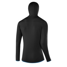 Löffler Fleecejacke Merino Hoody (wärmeisolierung, atmungsaktiv) schwarz/marineblau Herren