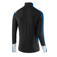 Löffler Langarmshirt Harley Transtex Midlayer (Half-Zip, schnelltrocknend) schwarz/blau Herren