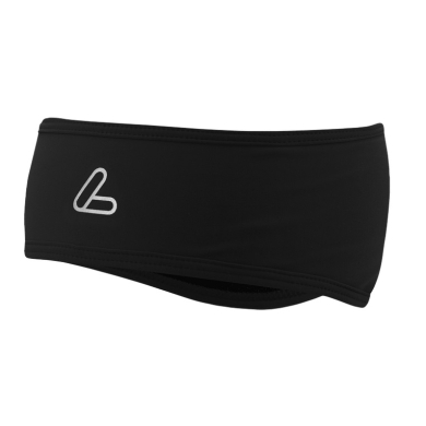 Löffler Stirnband Mono Flaps Headband (hochelastisch) schwarz