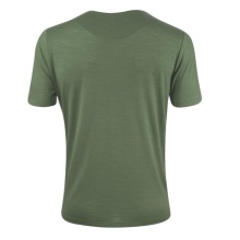 Löffler Wander-/Freizeit Tshirt Merino-Tencel (Merinowolle, atmungsaktiv) pinegrün Herren