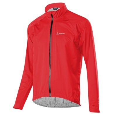 Löffler Fahrradjacke Bike Prime GTX Active (winddicht, wasserdicht) rot Herren