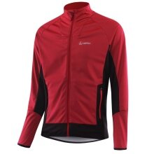 Löffler Softshelljacke Verve Windstoppter Light (winddicht, leicht) rot Herren