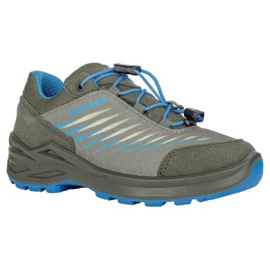 Lowa Multifunktionsschuhe Zirrox II GTX Low (wasserdicht, Textil/Synthetik) olive/skyblue Kinder